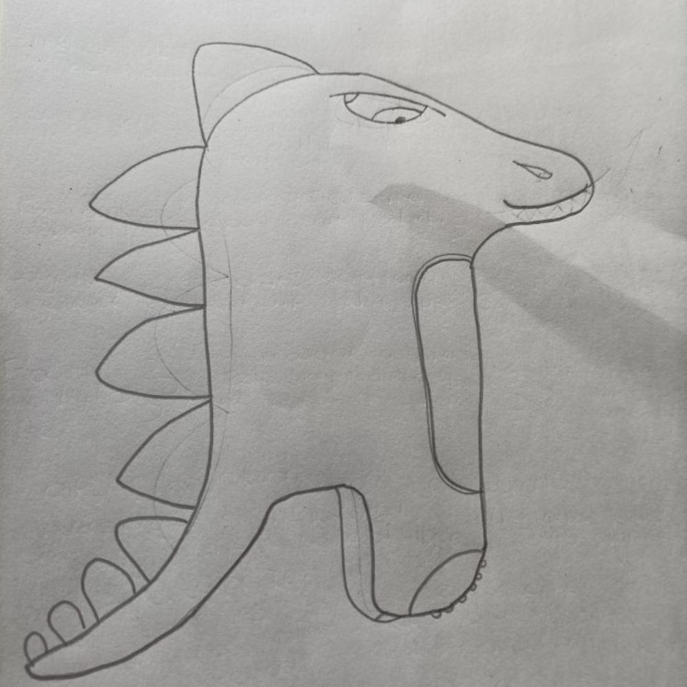Jeffrey the misunderstood dinasaur who gets bullied for his small stature.: by Anonymous (Apr 13, 2022)