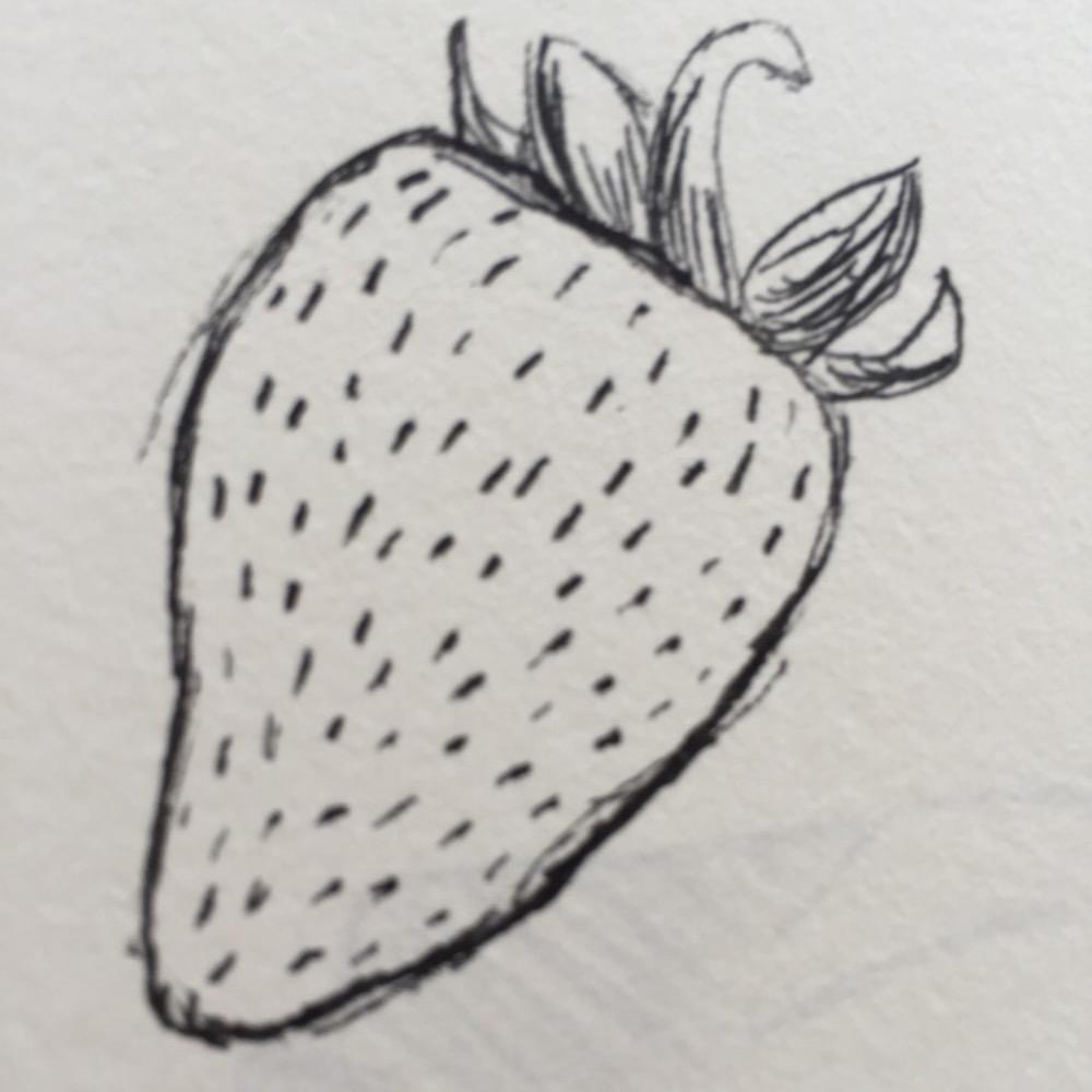 Strawberry w/ pen: by 04AFENWICK (Jun 3, 2015)